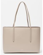 Calvin Klein Geanta shopper din piele ecologica - Bej deschis