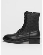 Calvin Klein Ghete din piele si piele ecologica cu logo - Negru
