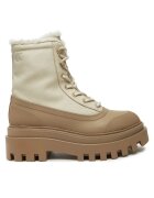Calvin Klein Ghete pentru Femei - flatform lace up boot padded - YW0YW01557-0HG - Maro - Maro