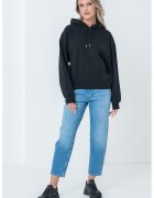Calvin Klein Hanorac cu broderie logo - Negru
