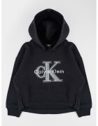Calvin Klein Hanorac cu imprimeu logo stralucitor - Negru