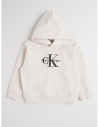 Calvin Klein Hanorac din amestec de bumbac cu imprimeu logo - Bej deschis