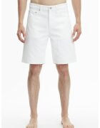 Calvin Klein Jeans Bermude drepte de denim - Alb