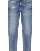 Calvin Klein Jeans Blugi barbati - Bumbac - Albastru - Albastru