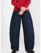 Calvin Klein Jeans Blugi cu croiala ampla - Bleumarin