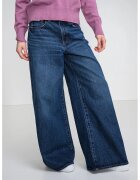 Calvin Klein Jeans Blugi cu croiala ampla si talie joasa - Albastru melange