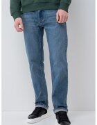 Calvin Klein Jeans Blugi cu croiala dreapta - Albastru