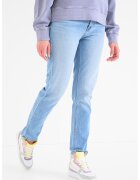 Calvin Klein Jeans Blugi mom fit cu talie inalta - Albastru deschis