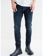Calvin Klein Jeans Blugi skinny cu talie medie - Albastru ultramarin