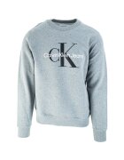 Calvin Klein Jeans Bluza barbati logo din bumbac Regular Fit grey - Gri