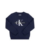 Calvin Klein Jeans Bluza copii - bleumarin - bumbac - Bleumarin