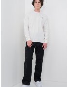 Calvin Klein Jeans Bluza cu decolteu la baza gatului - Alb