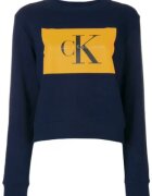 Calvin Klein Jeans Bluzon cu logo contrastant -