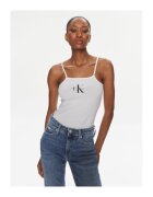 Calvin Klein Jeans Body dama - alb - bumbac/elastan -