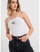 Calvin Klein Jeans Body tanga de bumbac - Alb