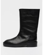 Calvin Klein Jeans Cizme medii slip-on de piele - Negru