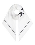 Calvin Klein Jeans Esarfa din bumbac organic cu imprimeu logo - Alb optic