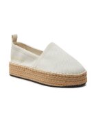 Calvin Klein Jeans Espadrile pentru femei - din material textil - bej -