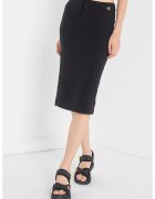 Calvin Klein Jeans Fusta creion midi - Negru