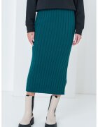 Calvin Klein Jeans Fusta midi tricotata - Verde inchis