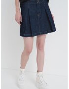 Calvin Klein Jeans Fusta scurta din denim - Albastru inchis