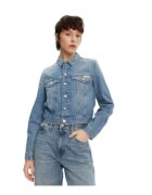 Calvin Klein Jeans Geaca blugi dama - bumbac - albastru - Albastru