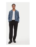 Calvin Klein Jeans Geaca de blugi barbati - albastru - 79% bumbac - 20% bumbac reciclat - 1% elastan -