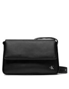 Calvin Klein Jeans Geanta dama Block Flap Shoulderbag25 Pu K60K611467 Negru 25 x 16 x 7 cm