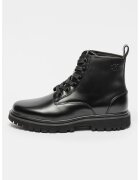 Calvin Klein Jeans Ghete cu segmente de piele - Negru