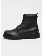 Calvin Klein Jeans Ghete de piele Combat - Negru