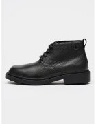 Calvin Klein Jeans Ghete din piele cu sireturi - Negru