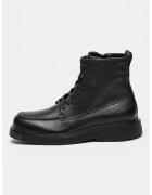 Calvin Klein Jeans Ghete din piele - Negru