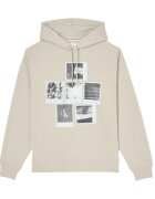Calvin Klein Jeans Hanorac barbati - Bumbac - Multicolor - Crem