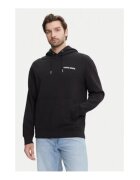 Calvin Klein Jeans Hanorac barbati - negru - bumbac/poliester reciclat -
