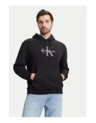 Calvin Klein Jeans Hanorac barbati - negru - bumbac/poliester reciclat - Negru