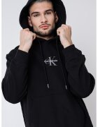 Calvin Klein Jeans Hanorac cu logo si buzunar kangaroo - Negru