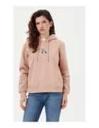 Calvin Klein Jeans Hanorac dama - portocaliu - bumbac/poliester reciclat -