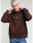 Calvin Klein Jeans Hanorac din amestec de bumbac cu buzunar kangaroo - Maro cognac