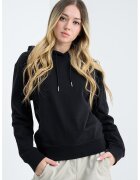 Calvin Klein Jeans Hanorac uni cu maneci cazute - Negru