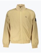 Calvin Klein Jeans Jacheta barbati Harrington cu croiala Regular Fit si logo bej - Bej
