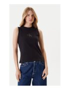 Calvin Klein Jeans Maiou dama - negru - bumbac - Negru