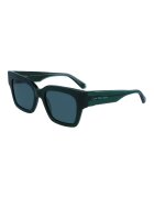 Calvin Klein Jeans Ochelari de soare dreptunghiulari unisex cu logo - Albastru petrol