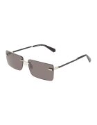 Calvin Klein Jeans Ochelari de soare patrati cu logo - Negru