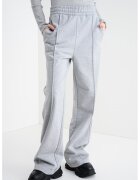 Calvin Klein Jeans Pantaloni de trening cu talie elastica si buzunare laterale - Gri melange
