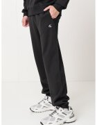 Calvin Klein Jeans Pantaloni de trening relaxed fit cu terminatie elastica - Negru
