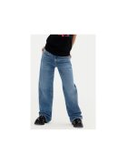 Calvin Klein Jeans Pantaloni fete - albastru - bumbac/elastan - Albastru