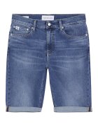 Calvin Klein Jeans Pantaloni scurti din denim cu aspect decolorat - Albastru pastel