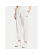 Calvin Klein Jeans Pantaloni sport dama - alb - bumbac/poliester -