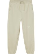 Calvin Klein Jeans Pantaloni sport de bumbac cu buzunare laterale - Maro nisip