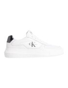 Calvin Klein Jeans Pantofi sport cu detalii de piele - Negru/Alb murdar